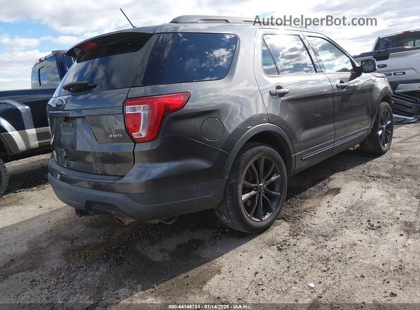 1FM5K8D85JGC13254 2018 FORD FORD EXPLORER Gray უკანა მარჯვენა