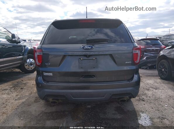 1FM5K8D85JGC13254 2018 FORD FORD EXPLORER Gray 