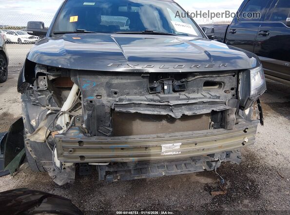 1FM5K8D85JGC13254 2018 FORD FORD EXPLORER Gray უკანა სალონის ხედი