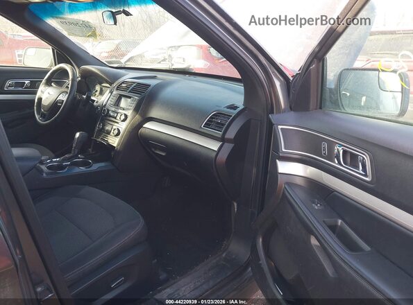 1FM5K8D86HGD43666 2017 FORD FORD EXPLORER Серый Вид салона спереди