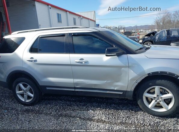 1FM5K8D89HGD35092 2017 FORD FORD EXPLORER Silver Սալոնի հետևի տեսք