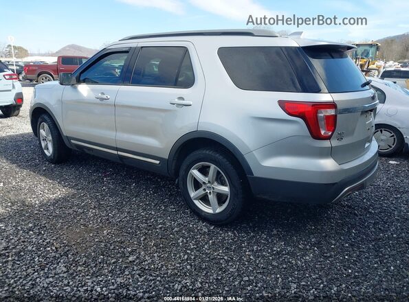 1FM5K8D89HGD35092 2017 FORD FORD EXPLORER Silver Հետևի ձախ