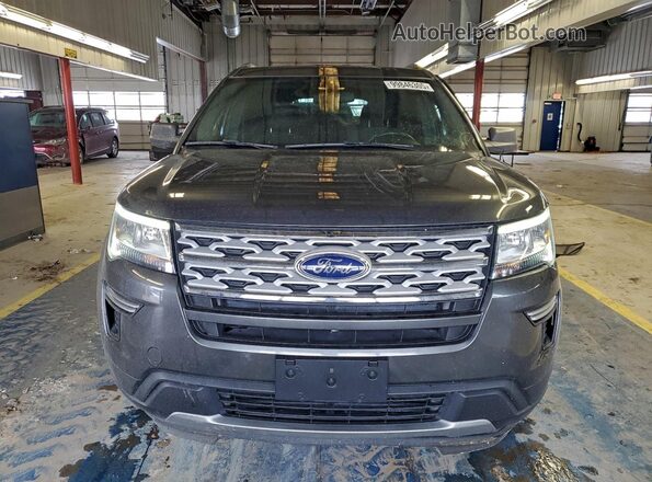 1FM5K8D8XJGC68167 2018 FORD FORD EXPLORER Серый Вид спереди