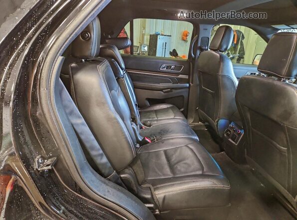 1FM5K8F83JGC85843 2018 FORD FORD EXPLORER Black Vista interior trasera