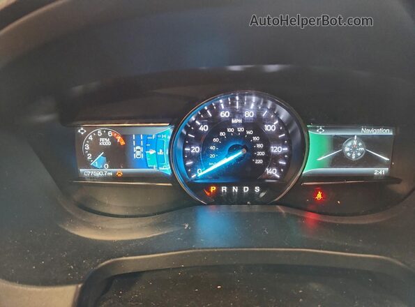 1FM5K8F83JGC85843 2018 FORD FORD EXPLORER Black Vista del cuadro de instrumentos