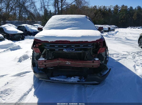 1FM5K8F8XGGC79692 2016 FORD FORD EXPLORER Red Widok wnętrza z tyłu