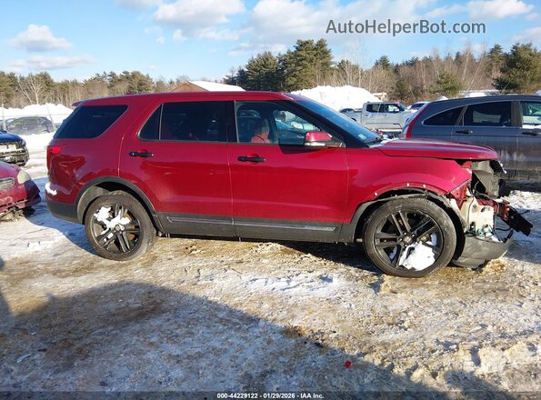 1FM5K8F8XGGC79692 2016 FORD FORD EXPLORER Red Widok wnętrza 360 stopni