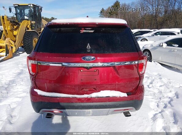 1FM5K8F8XGGC79692 2016 FORD FORD EXPLORER Red 