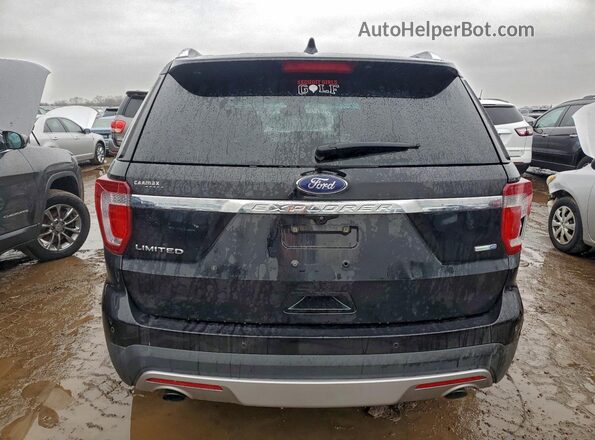 1FM5K8FH4HGA89811 2017 FORD FORD EXPLORER Black Вид ззаду