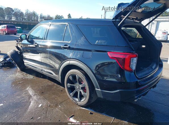 1FM5K8GC4NGA82467 2022 FORD FORD EXPLORER Black Հետևի ձախ