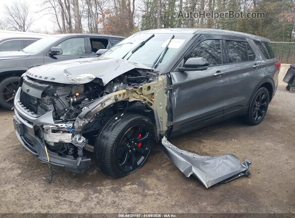 1FM5K8GC5NGA69338 2022 FORD FORD EXPLORER Gray Front left