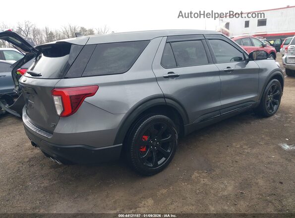 1FM5K8GC5NGA69338 2022 FORD FORD EXPLORER Gray Rear right