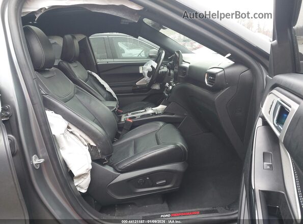 1FM5K8GC5NGA69338 2022 FORD FORD EXPLORER Gray Front interior view