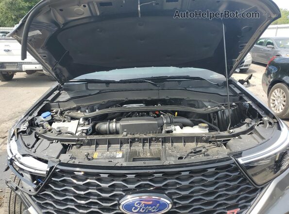1FM5K8GC9RGA86858 2024 FORD FORD EXPLORER Gray Engine compartment view