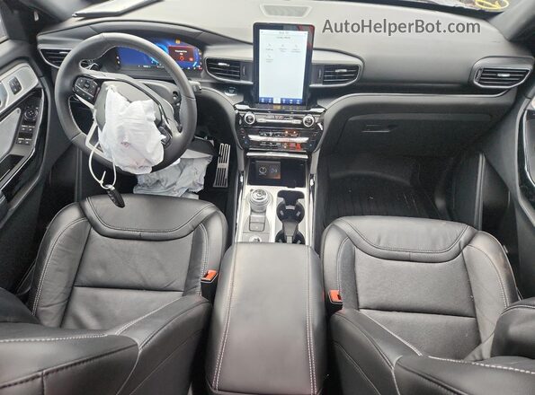 1FM5K8GC9RGA86858 2024 FORD FORD EXPLORER Gray Dashboard view