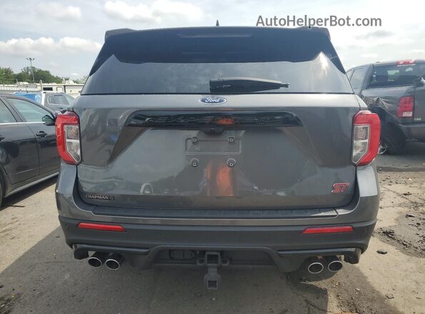 1FM5K8GC9RGA86858 2024 FORD FORD EXPLORER Gray Rear view