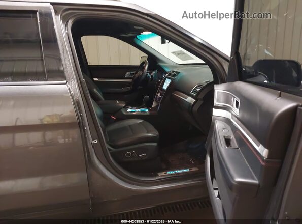 1FM5K8GT0GGD27610 2016 FORD FORD EXPLORER Gray Widok wnętrza z przodu