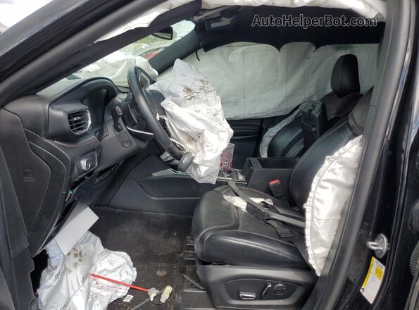 1FM5K8HC7LGC05142 2020 FORD FORD EXPLORER Black წინა სალონის ხედი