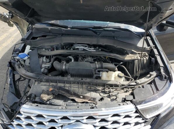 1FM5K8HC7LGC05142 2020 FORD FORD EXPLORER Black უკანა სალონის ხედი