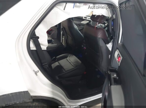 1FM5K8HC9NGC27808 2022 FORD FORD EXPLORER Белый Вид наклейки с VIN-кодом