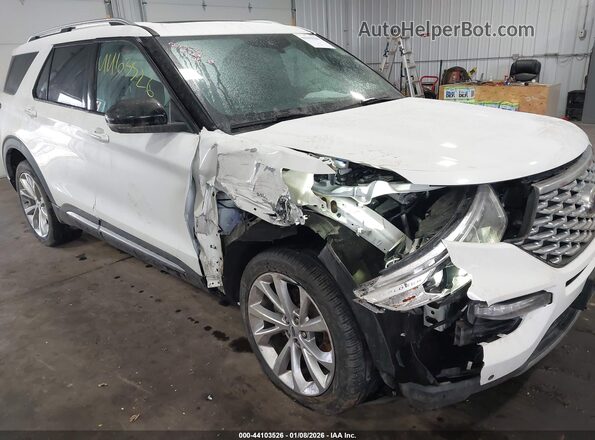 1FM5K8HC9NGC27808 2022 FORD FORD EXPLORER Белый Вид спереди