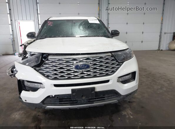 1FM5K8HC9NGC27808 2022 FORD FORD EXPLORER Белый Вид щитка приборов