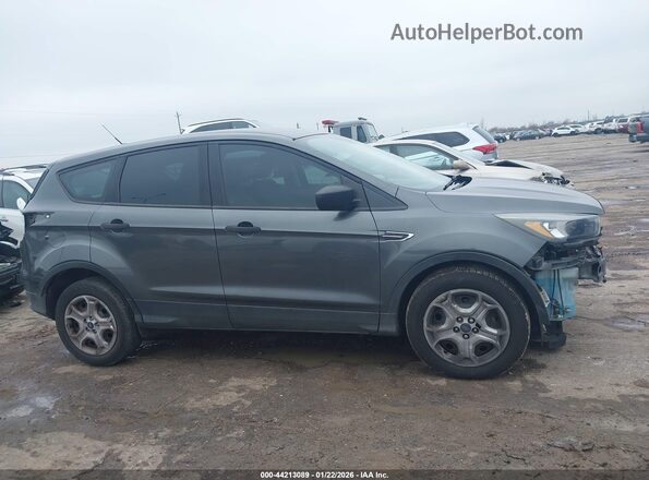 1FMCU0F71JUD58655 2018 FORD ESCAPE Gray Սալոնի հետևի տեսք