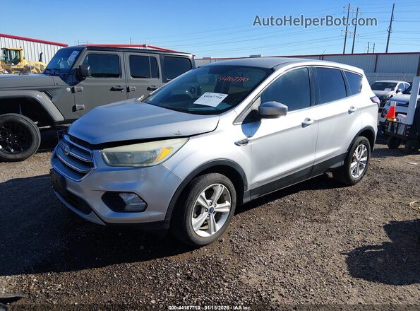 1FMCU0GD4HUD27964 2017 FORD ESCAPE Silver წინა მარცხენა ხედი სამი მეოთხედიდან