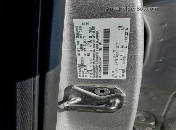 1FMCU0GD6HUE95007 2017 FORD ESCAPE Silver Vista de la etiqueta del VIN