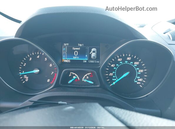 1FMCU0GX1GUB53473 2016 FORD ESCAPE Gray Widok tylnych siedzeń