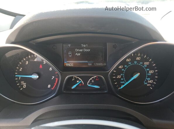 1FMCU0GX5GUB52276 2016 FORD ESCAPE White Widok zestawu wskaźników