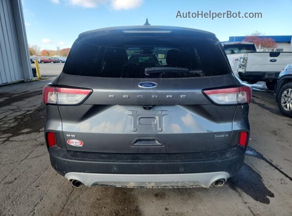 1FMCU9BZ1MUA73857 2021 FORD ESCAPE Gray უკანა ხედი