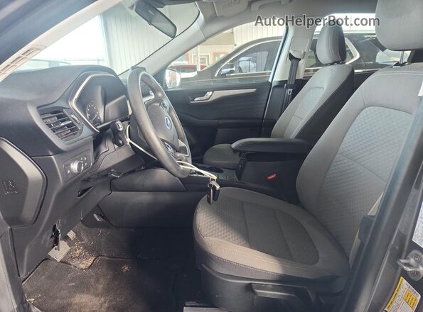 1FMCU9BZ1MUA73857 2021 FORD ESCAPE Gray წინა სალონის ხედი