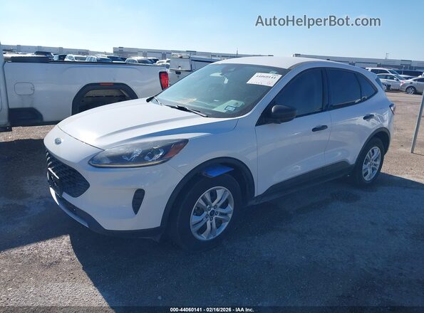 1FMCU9F6XLUB73759 2020 FORD ESCAPE White Առջևի ձախ երեք քառորդ տեսարան