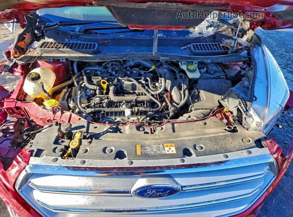 1FMCU9GD2KUA84053 2019 FORD ESCAPE Red Widok wnętrza z tyłu