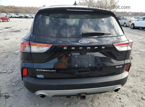 1FMCU9J9XMUA78864 2021 FORD ESCAPE Black უკანა ხედი