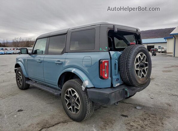 1FMDE5BH0NLB03200 2022 FORD BRONCO Blue Задня ліва чверть