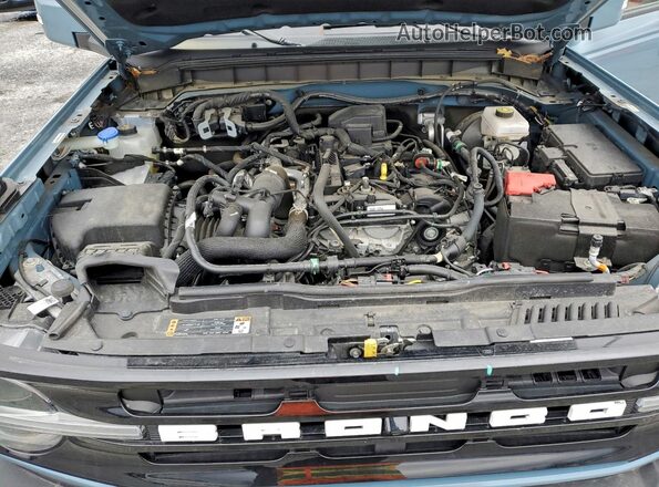 1FMDE5BH0NLB03200 2022 FORD BRONCO Blue Вид підкапотного простору