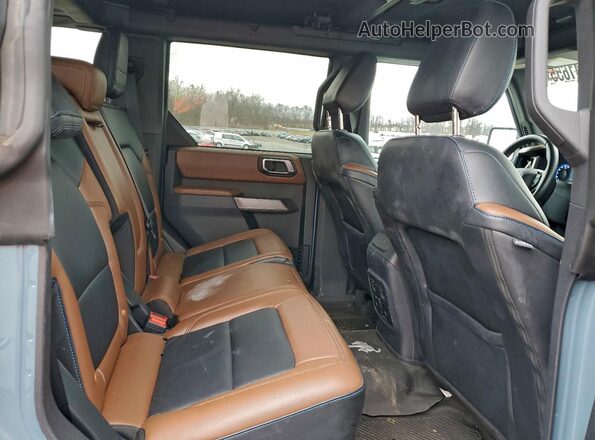 1FMDE5BH0NLB03200 2022 FORD BRONCO Blue Вид задньої частини салону