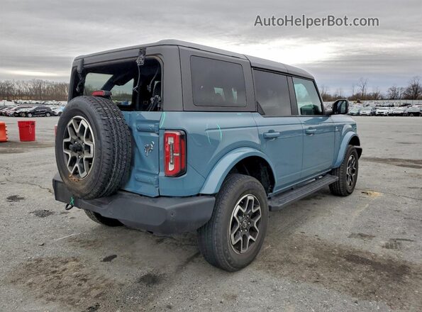 1FMDE5BH0NLB03200 2022 FORD BRONCO Blue Задня права чверть