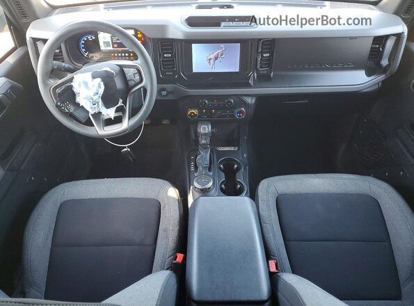 1FMDE5BH5NLB41294 2022 FORD BRONCO Silver Вид панелі приладів