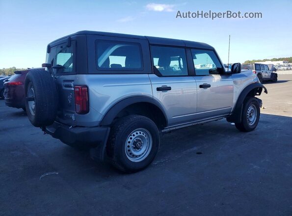 1FMDE5BH5NLB41294 2022 FORD BRONCO Silver Задня права чверть