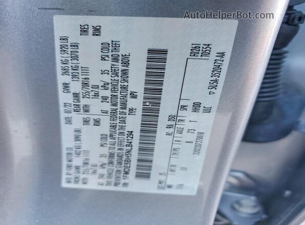 1FMDE5BH5NLB41294 2022 FORD BRONCO Silver Вид підкапотного простору