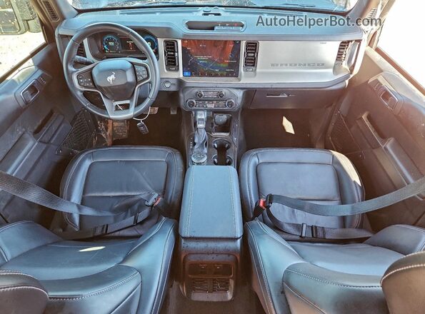 1FMEE8BP8SLA99101 2025 FORD BRONCO Black Dashboard view