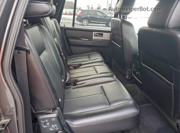 1FMJK1HT2GEF32376 2016 FORD EXPEDITION Gray Rear seats view