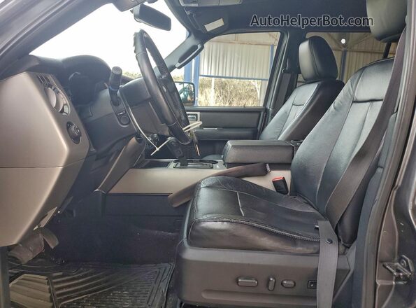 1FMJK1HT2GEF32376 2016 FORD EXPEDITION Gray Front interior view