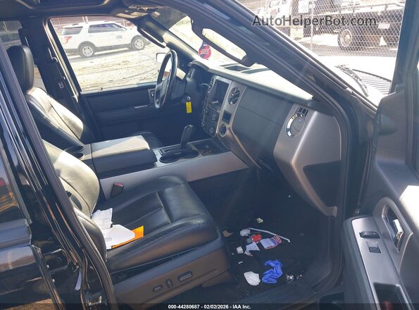 1FMJK1HT3GEF12685 2016 FORD EXPEDITION EL Black Vista interior delantera