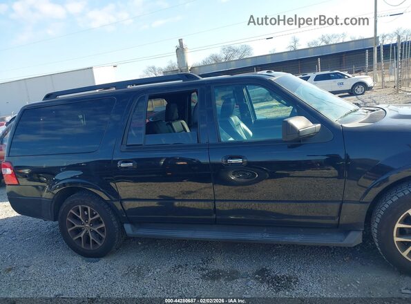 1FMJK1HT3GEF12685 2016 FORD EXPEDITION EL Black Vista interior trasera