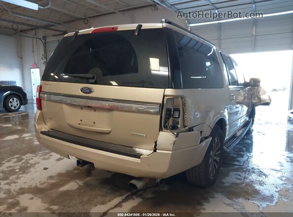 1FMJK1HT3HEA58102 2017 FORD EXPEDITION EL Beige უკანა მარჯვენა