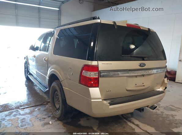 1FMJK1HT3HEA58102 2017 FORD EXPEDITION EL Beige უკანა მარცხენა